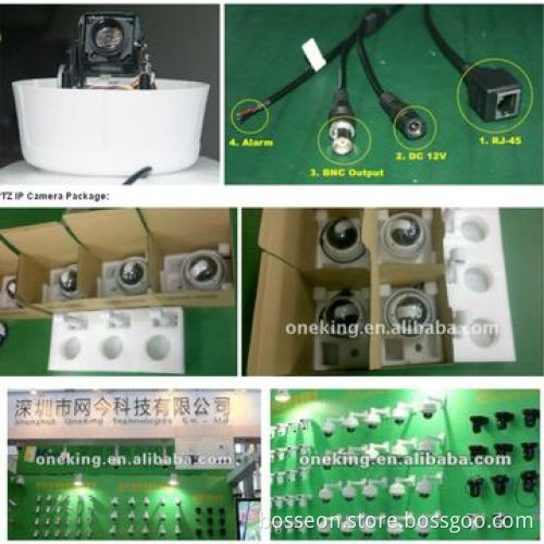 PTZ mini module 12x/10x optical zoom speed dome camera